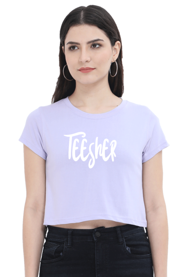 Teesher’s Crop Top For Womens - Image 2