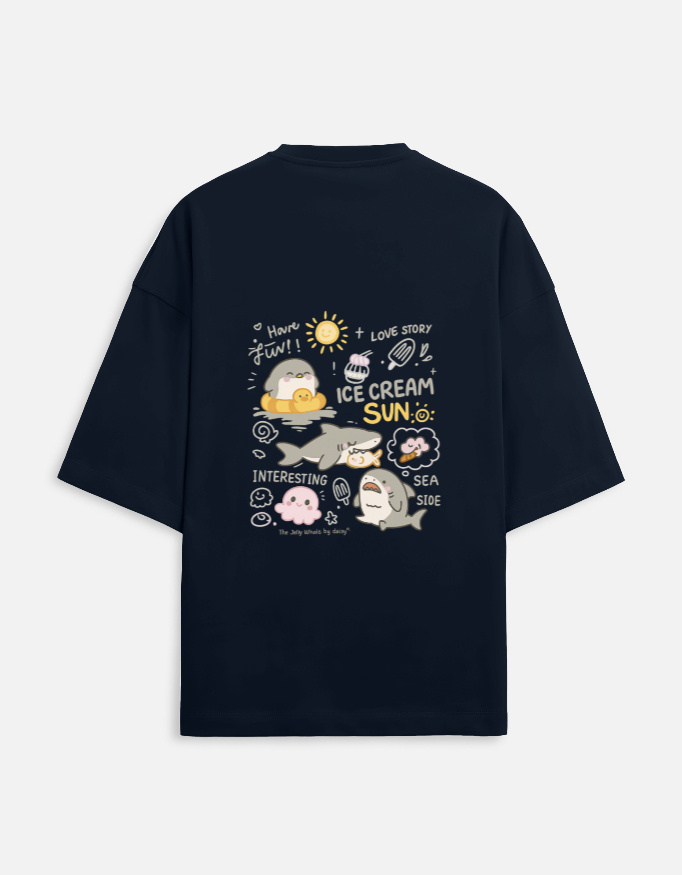 Baby shark Oversized Unisex T shirt