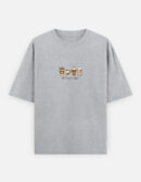 Coffee Cup Printed Unisex Oversized T-Shirt