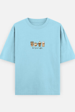Coffee Cup Printed Unisex Oversized T-Shirt