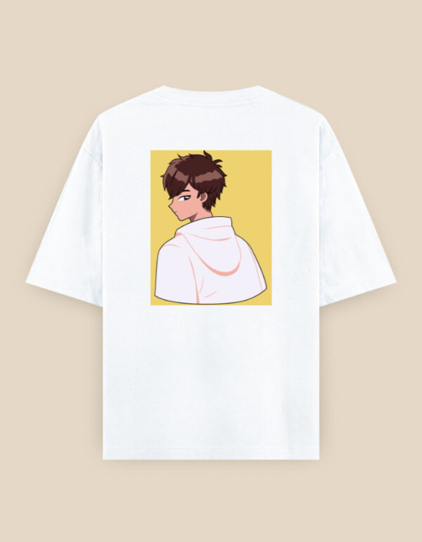 Cute Boy Back Printed T-Shirt - Image 6