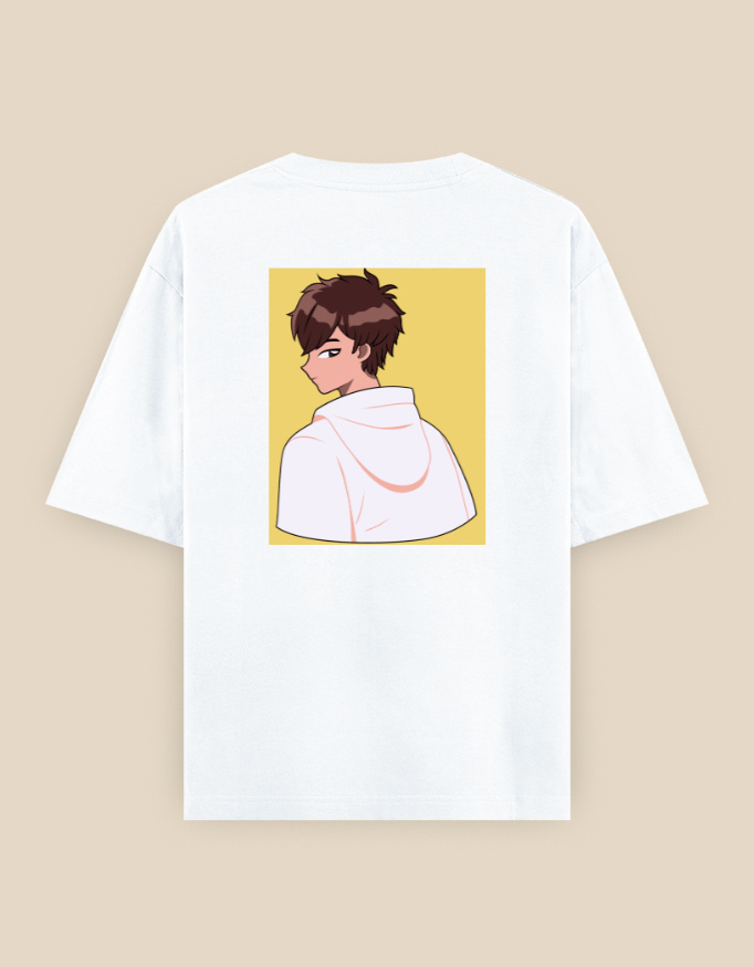 Cute Boy Back Printed T-Shirt - Image 6