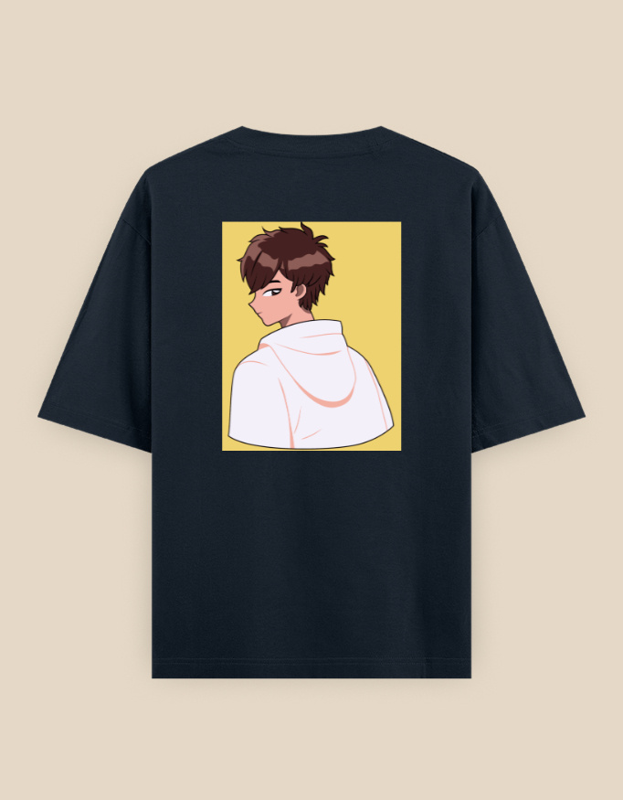 Cute Boy Back Printed T-Shirt - Image 9