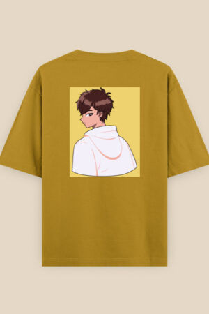 Cute Boy Back Printed T-Shirt