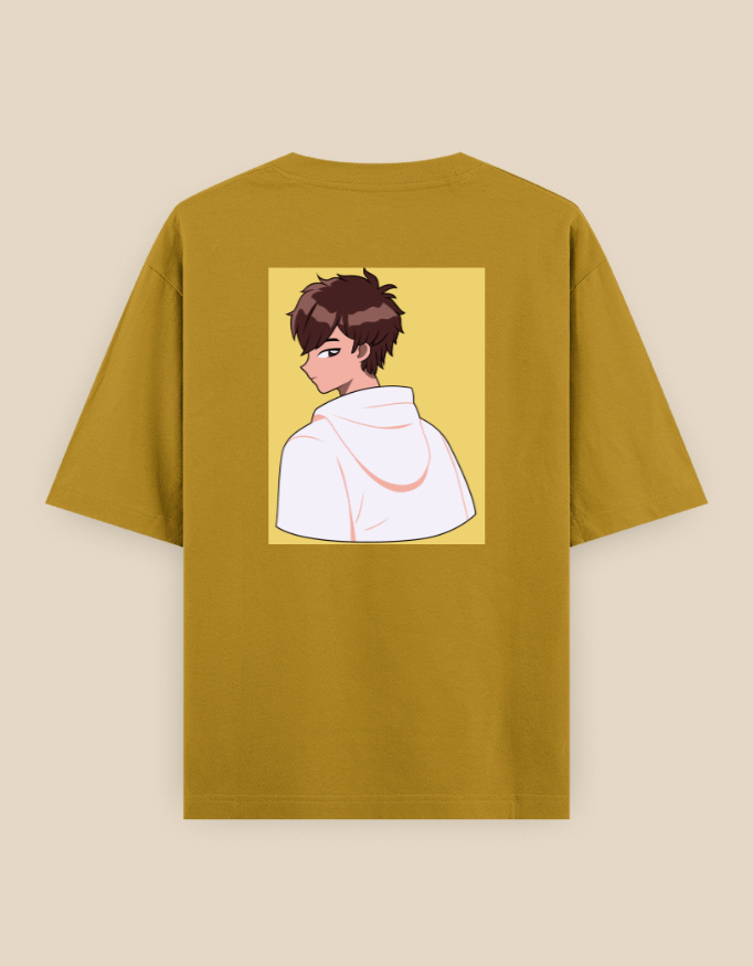 Cute Boy Back Printed T-Shirt