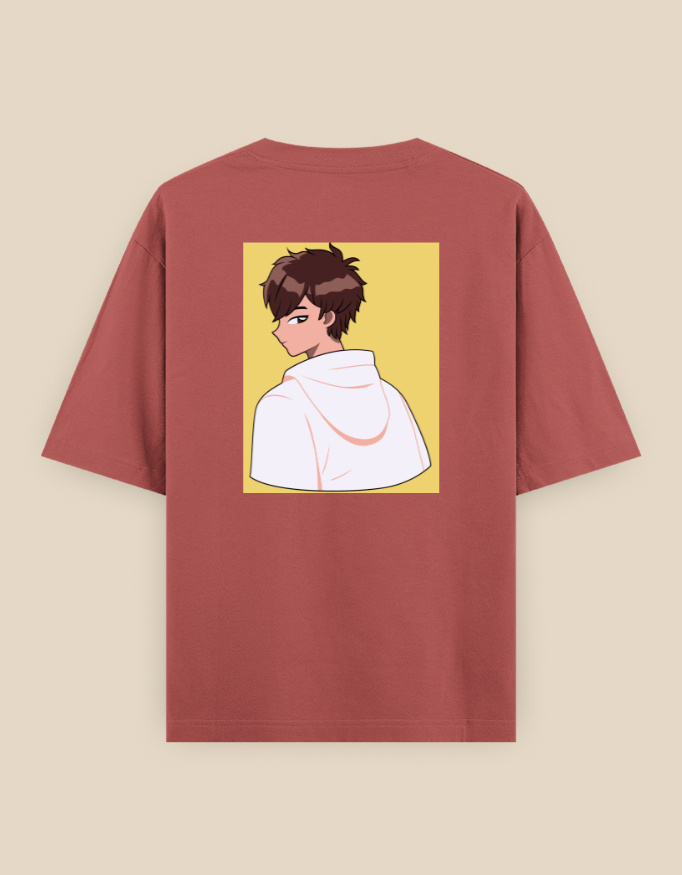 Cute Boy Back Printed T-Shirt - Image 7