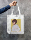 Cute Animie Printed Tote Bag Zipper