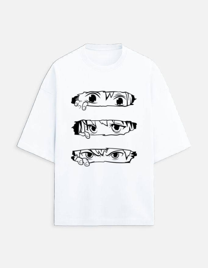 Animie Eye Printed T-Shirt