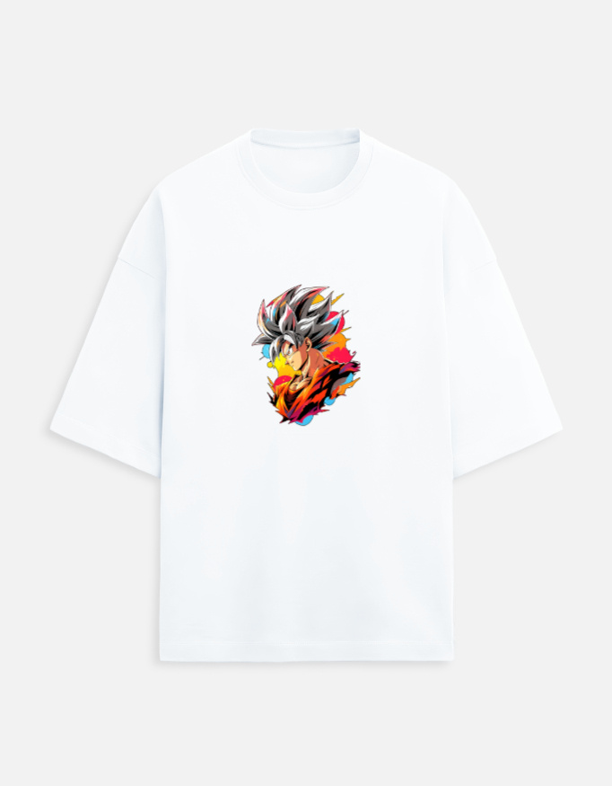 Animie Printed Oversized Tshirt - Image 2