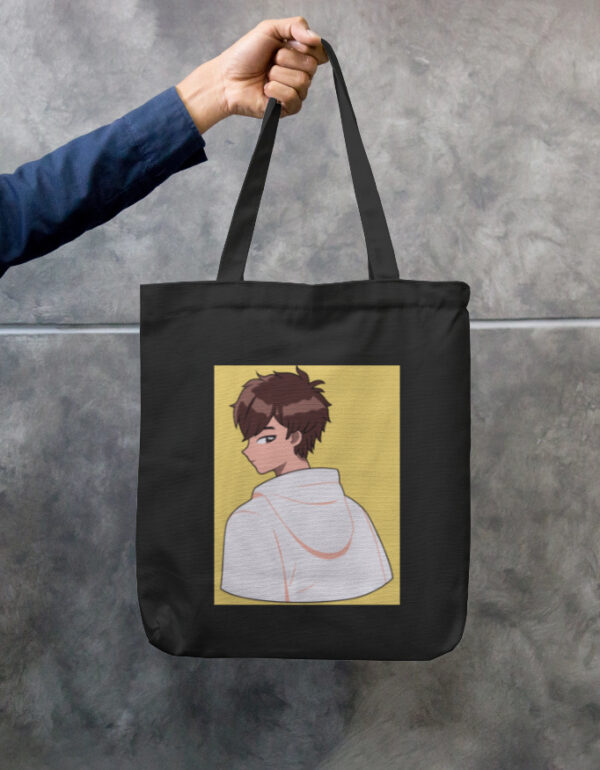 Cute Animie Printed Tote Bag Zipper - Image 7