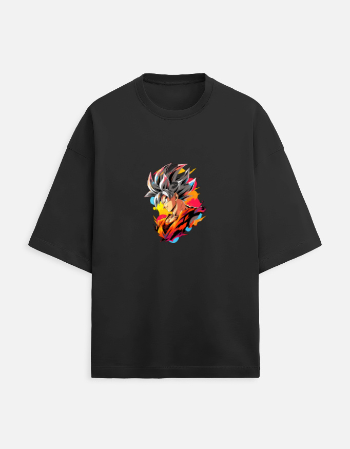 Animie Printed Oversized Tshirt