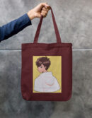Cute Animie Printed Tote Bag Zipper
