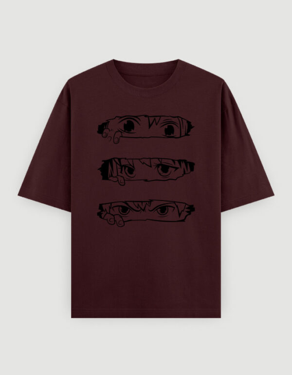 Animie Eye Printed T-Shirt - Image 7