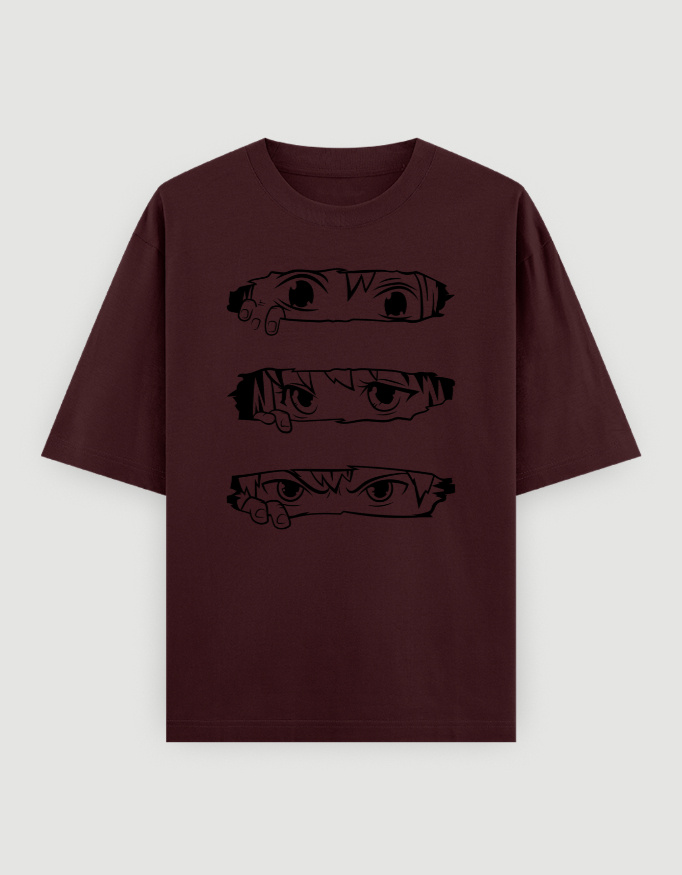 Animie Eye Printed T-Shirt - Image 7