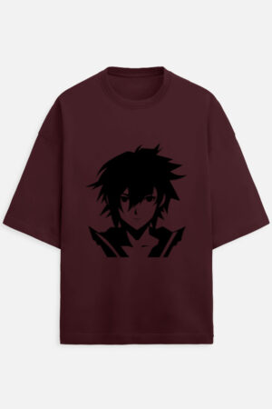 Mens Animie Printed Oversized Tshirt