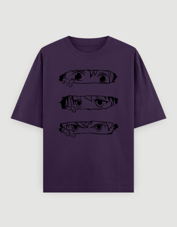 Animie Eye Printed T-Shirt - Image 6