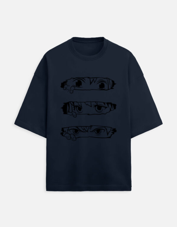 Animie Eye Printed T-Shirt - Image 5