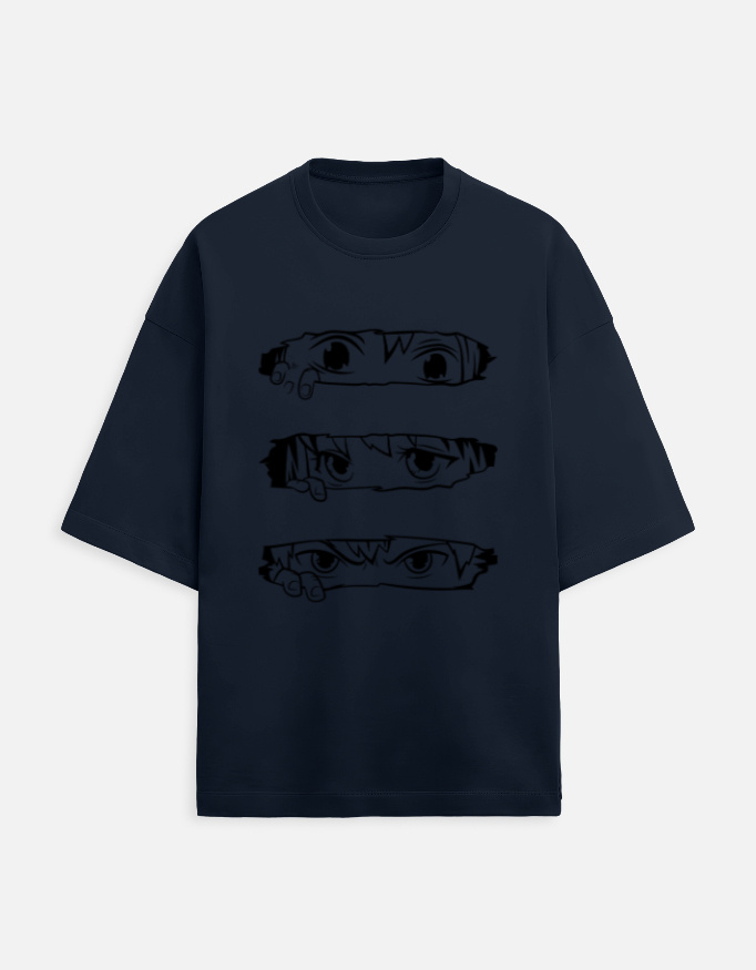 Animie Eye Printed T-Shirt - Image 5