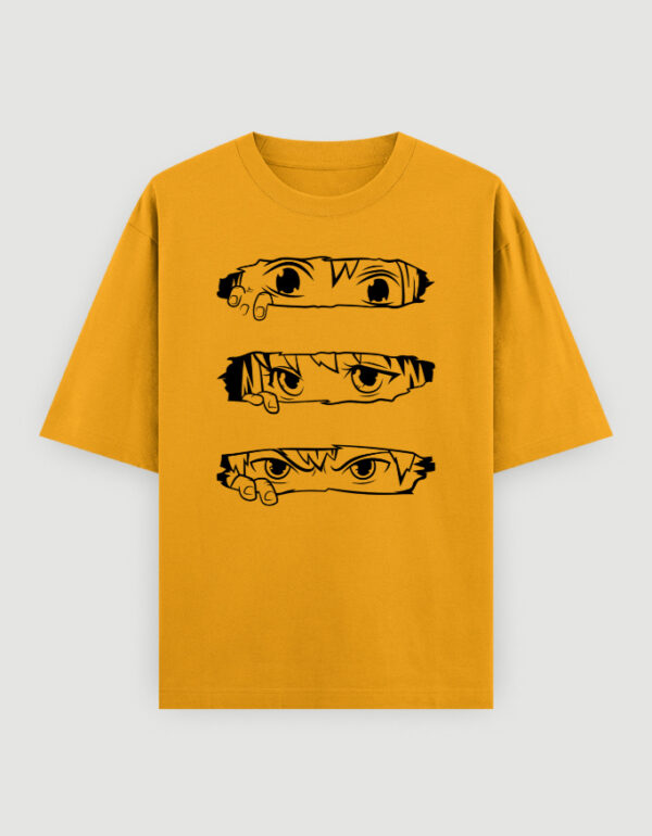 Animie Eye Printed T-Shirt - Image 5