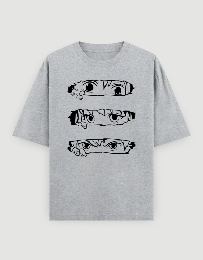 Animie Eye Printed T-Shirt - Image 10