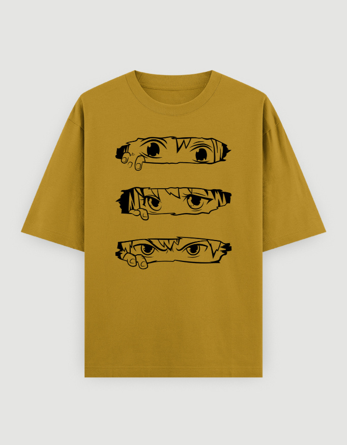 Animie Eye Printed T-Shirt