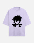 Mens Animie Printed Oversized Tshirt