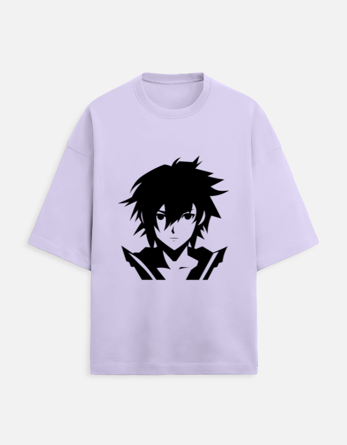 Mens Animie Printed Oversized Tshirt - Image 4