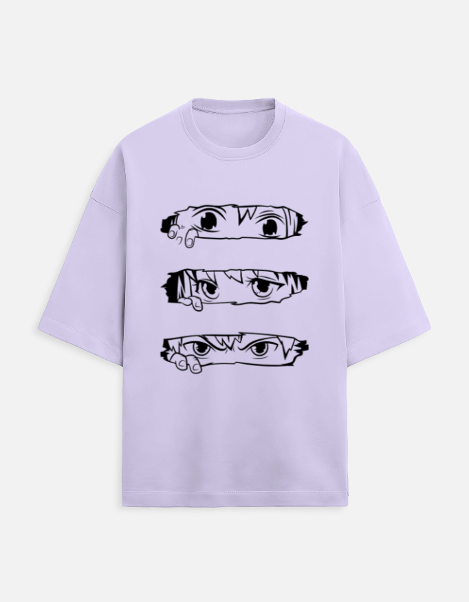Animie Eye Printed T-Shirt - Image 6