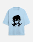 Mens Animie Printed Oversized Tshirt