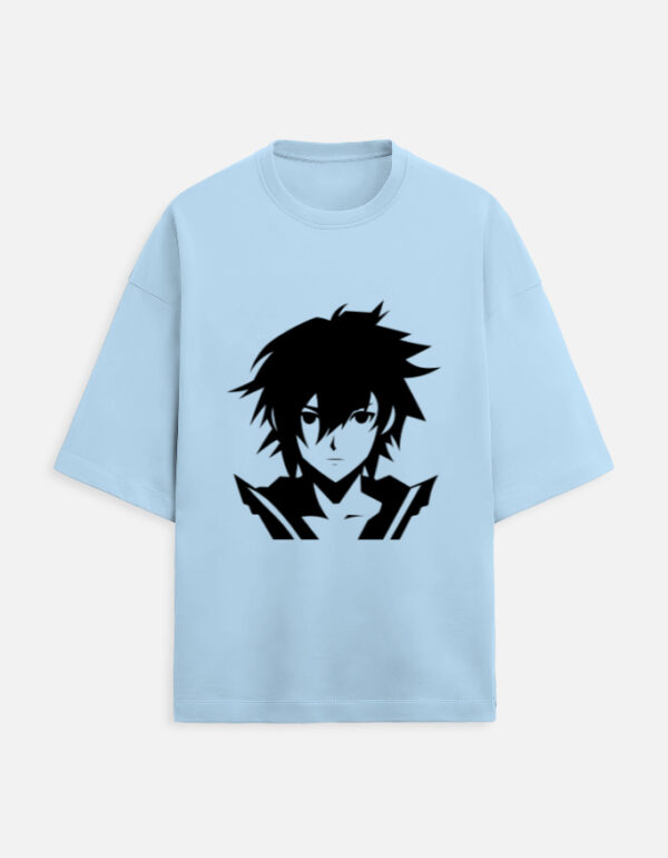 Mens Animie Printed Oversized Tshirt - Image 7
