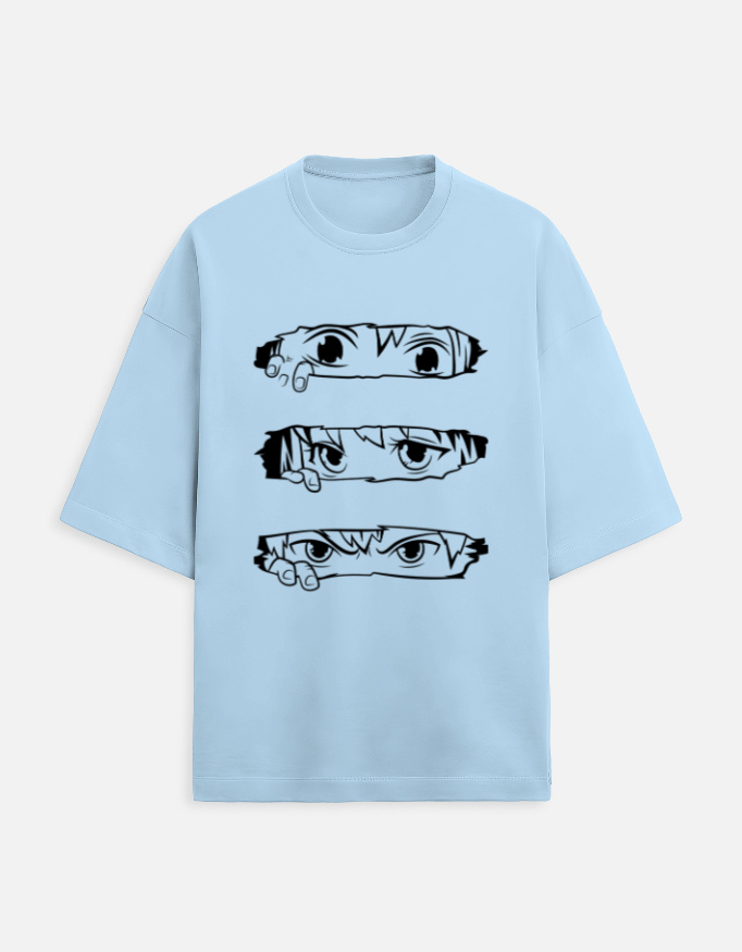 Animie Eye Printed T-Shirt - Image 7