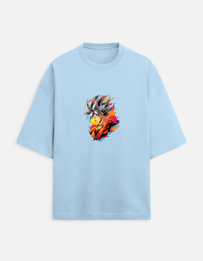 Animie Printed Oversized Tshirt - Image 6