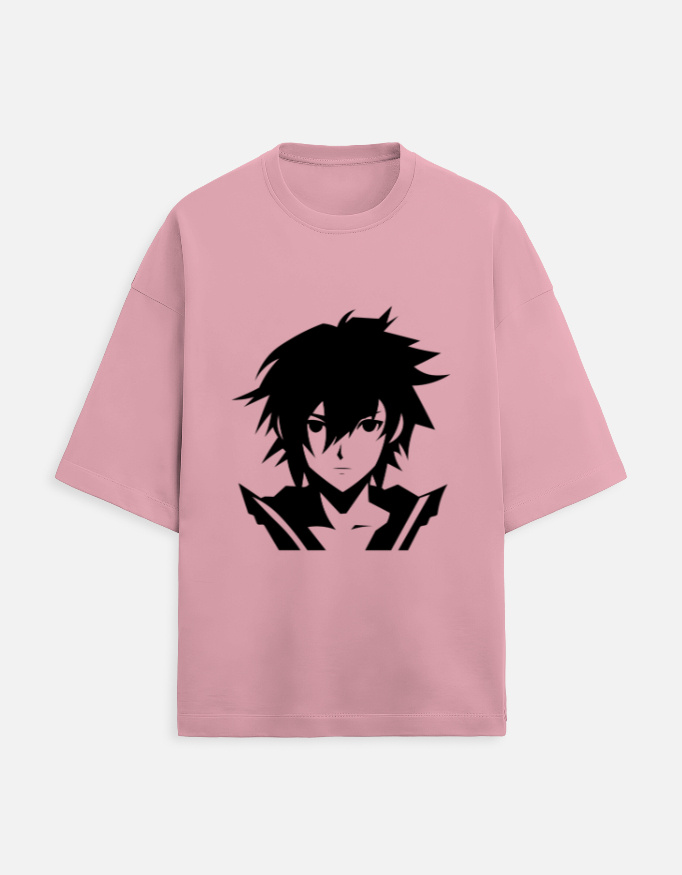 Mens Animie Printed Oversized Tshirt - Image 6