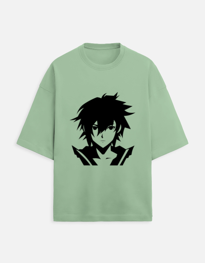 Mens Animie Printed Oversized Tshirt - Image 8