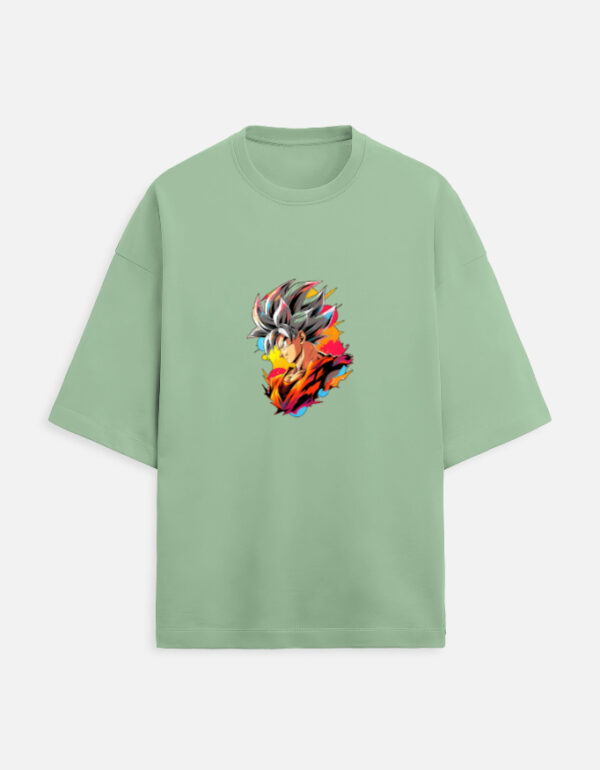 Animie Printed Oversized Tshirt - Image 4