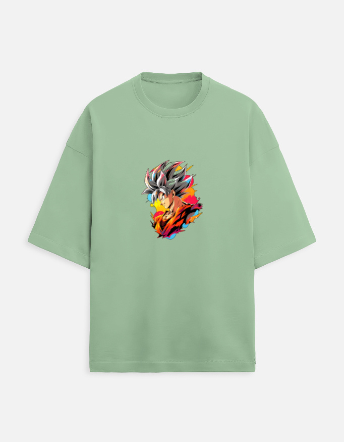 Animie Printed Oversized Tshirt - Image 4