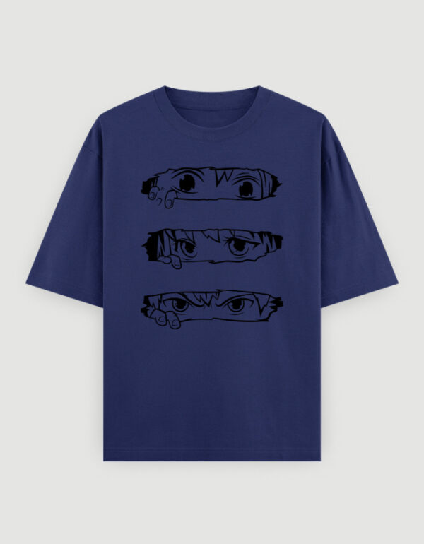 Animie Eye Printed T-Shirt - Image 9