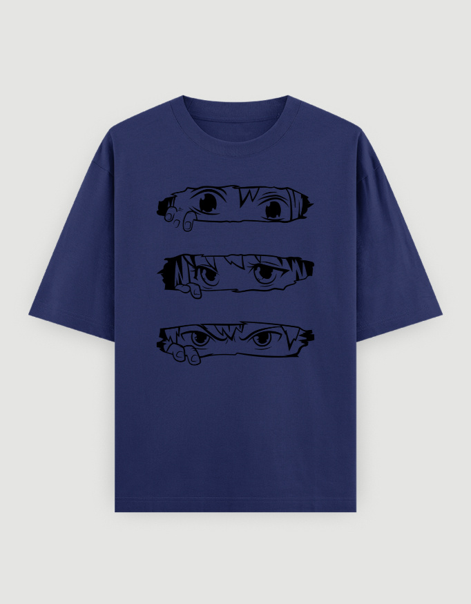Animie Eye Printed T-Shirt - Image 9