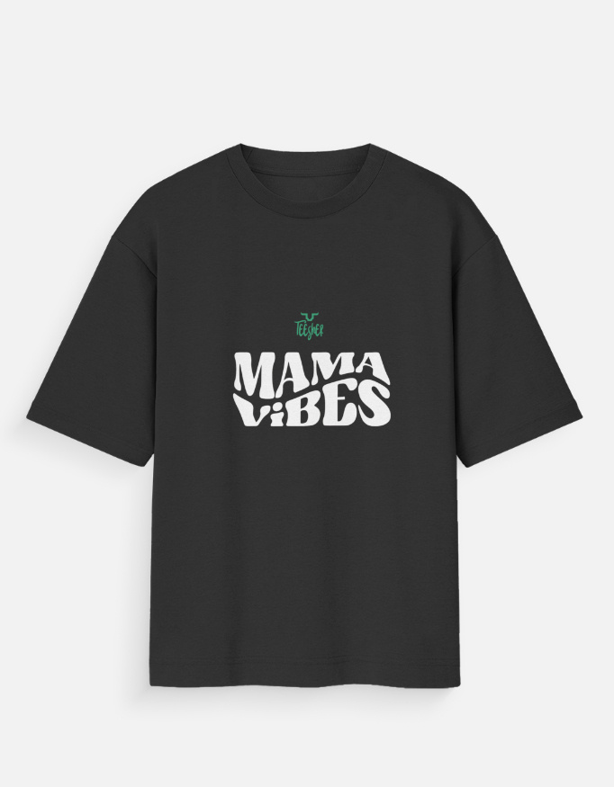 Mama Vibe Oversized  T-Shirt - Image 4